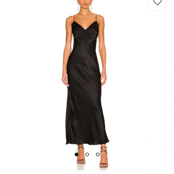 Malinda Slip Dress In Black | Color: Black | Size: M | Clairegrimm1214's Closet Malinda Slip Dress In Black | Color: Black | Size: M | Clairegrimm1214's Closet